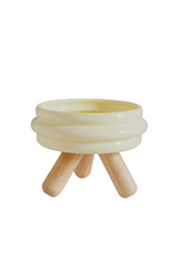 ROLO Elevated Kitty Bowl/Lemon/Small