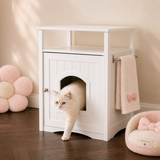 NATALIE Litter Cabinet - Milk♡